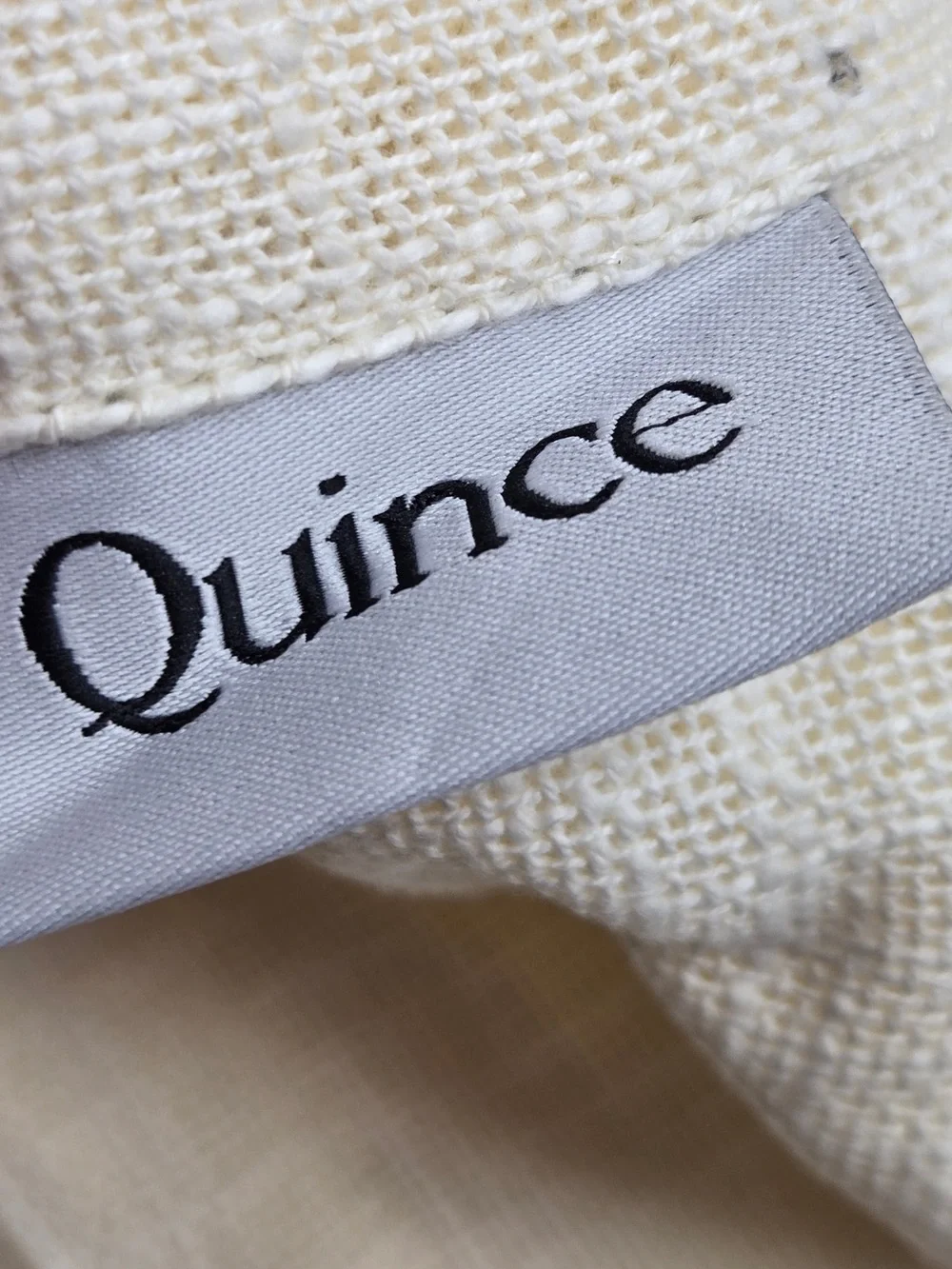 QUINCE Set Of 2 48x84 Cotton Sheer Curtains Ivory 9749